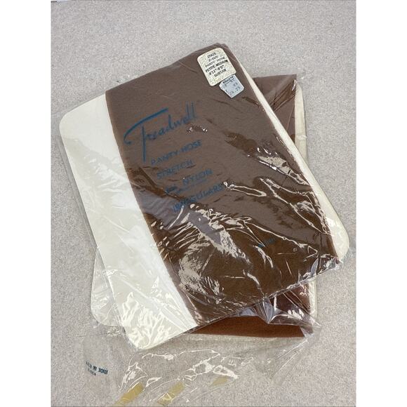 New Women’s Vintage Treadwell Panty Hose Stretch Lot of 2‎ Size Med Tall - Picture 3 of 7